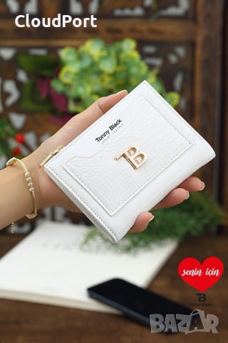 Дамски портфейл, Бял, Tonny Black