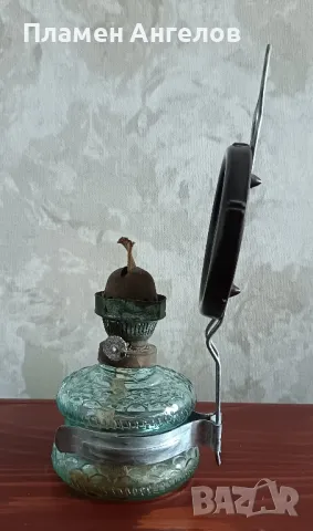 Стара газена лампа. , снимка 3 - Антикварни и старинни предмети - 49794902