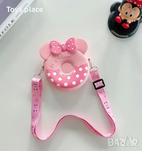 Силиконова чанти Мини Маус, Hello kitty, Labubu, Stitch, Minnie mouse, Лило и Стич , снимка 4 - Други - 51631395