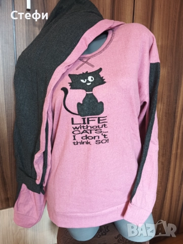 Дамска Рипсена пижама XL, снимка 2 - Пижами - 52797028