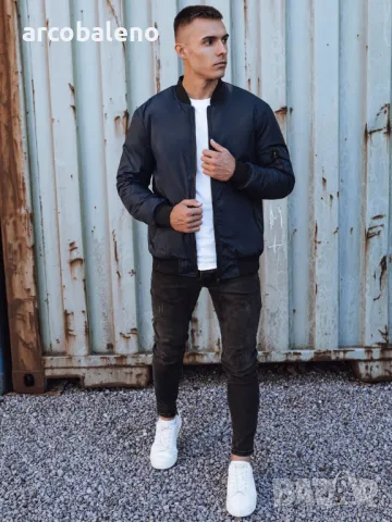 Мъжко бомбър яке, 4цвята , снимка 3 - Якета - 48682977