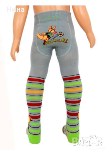 Бебе чорапогащи със забавни апликации 