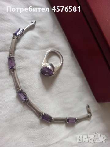 сребърни бижута сребро 925 маркирани и проверени , снимка 3 - Гривни - 53473997