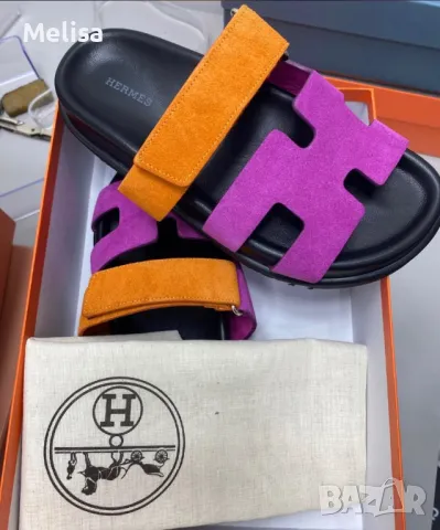 Дамски чехли Хермес , снимка 2 - Дамски ежедневни обувки - 49874197
