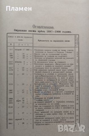 Сборникъ на окръжните писма отъ Министерството на народното просвещение презъ 1897; 1898; 1899;1900, снимка 13 - Антикварни и старинни предмети - 39859575