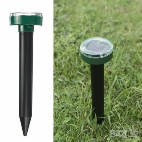 Соларен уред против къртици сляпо куче гризачи, мишки и плъхове, горски животни, снимка 9 - Други стоки за дома - 52098213