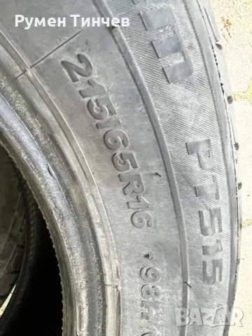 2бр летни гуми 215-65-16, снимка 4 - Гуми и джанти - 55749281