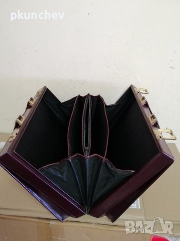 Немска кожена чанта за документи , снимка 7 - Чанти - 41314086