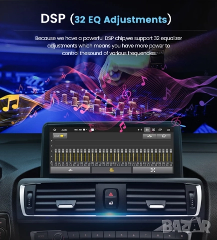 Мултимедия за BMW 5 серия F10, F11, Android, 2012-2017, CIC, навигация, Андроид, екран, дисплей, снимка 12 - Аксесоари и консумативи - 52502284