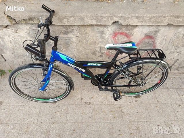 24 цола алуминиев велосипед с 7 скорости усилени капли като нов в перфектно състояние , снимка 8 - Велосипеди - 50740978