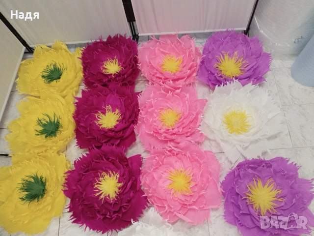 Цветя за арка, фотосесия подарък, снимка 3 - Изкуствени цветя - 53756551