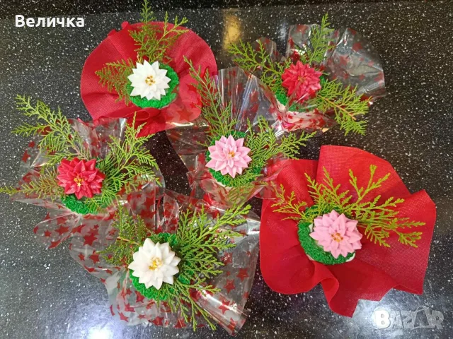 Коледни звезди.