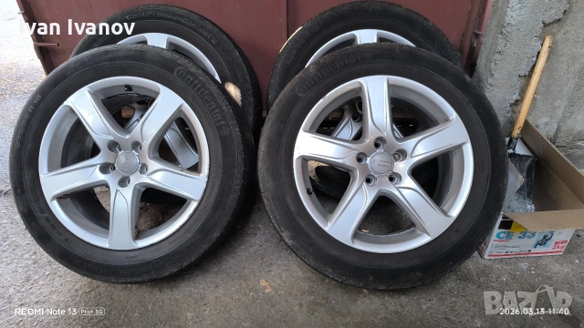 джанти 18' с летни гуми 235/55/18 Континентал , снимка 9 - Гуми и джанти - 53826543