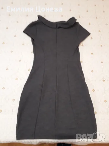 сива рокля-сукманче, снимка 2 - Рокли - 47672055