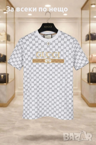 Gucci Мъжка Тениска👕Мъжка Блуза С Къс Ръкав - Различни Цветове Код Urban4