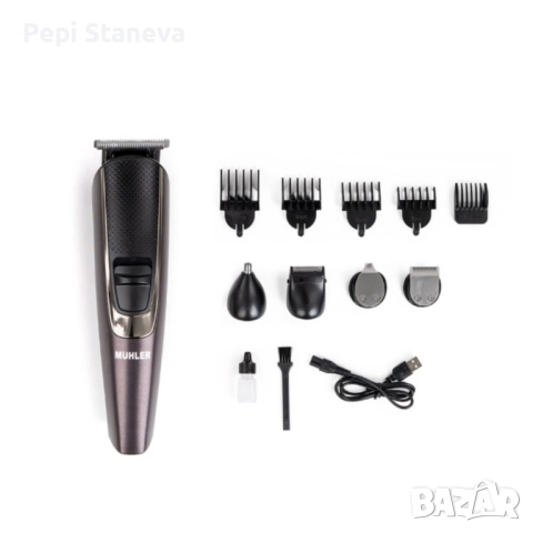 Машинка за подстригване, 5в1 Muhler, снимка 4 - Машинки за подстригване - 52559773