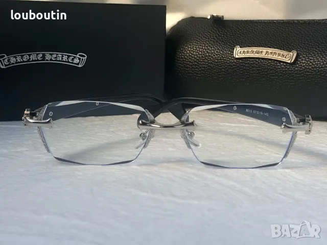 CHROME HEARTS диоптрични рамки очила за компютър прозрачни слънчеви мъжки дамски унисекс, снимка 7 - Слънчеви и диоптрични очила - 47698969