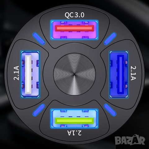 Адаптер за запалка с 4 порта автомобил джип миниван кола, снимка 5 - Аксесоари и консумативи - 44523355