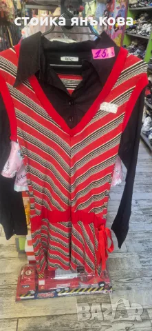 Продавам дамска туника червено черно, снимка 4 - Туники - 47313044