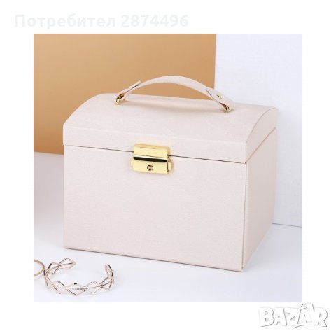 2756 Луксозна кутия за съхранение на бижута тип Куфарче, снимка 2 - Подаръци за жени - 35787342