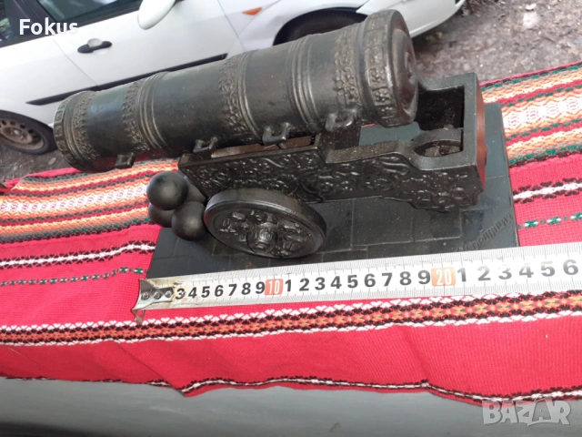 Касли - Цар пушка - голям размер чугун фигура статуетка, снимка 6 - Антикварни и старинни предмети - 53279255