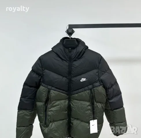 Nike Ново Мъжко Топло Зимно Яке с Качулка [С-2ХЛ Размер]