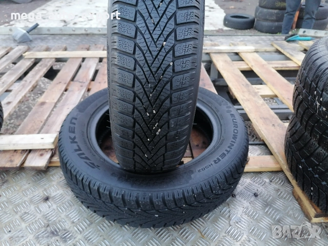 2 бр. зимни гуми Falken 155/65R14 DOT 2824, снимка 2 - Гуми и джанти - 52842197