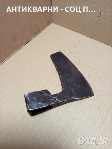 Стара Ръчно Кована Брадва 1.400кг Номер 6., снимка 2 - Антикварни и старинни предмети - 51644675
