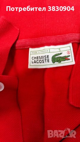 Поло шърт Lacoste, L, 100% памук, снимка 7 - Тениски - 42195621