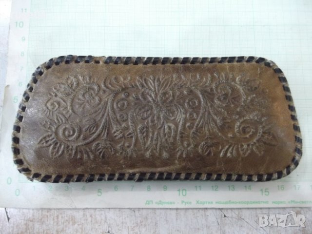 Калъф кожен за очила от магазин "СБХ" от соца, снимка 2 - Други ценни предмети - 40370173