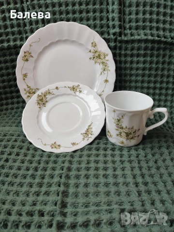 троен сет за чай , снимка 4 - Антикварни и старинни предмети - 52857125