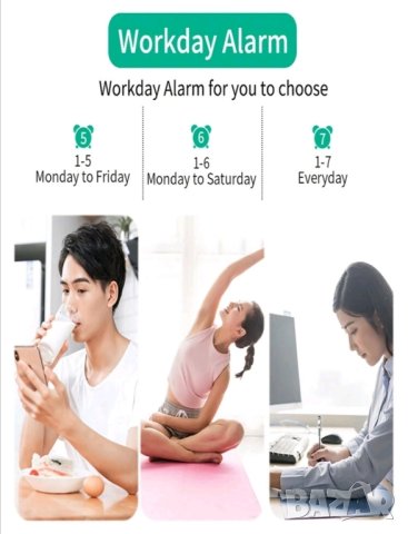 Дигитален настолен проектиращ часовник , снимка 5 - Други - 42447154