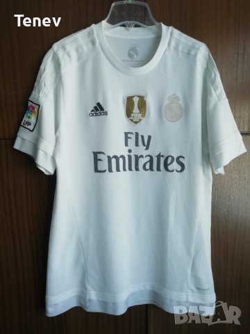 Real Madrid Sergio Ramos Adidas оригинална тениска Реал Мадрид Серхио Рамос 2015/2016 L, снимка 3 - Тениски - 39313710