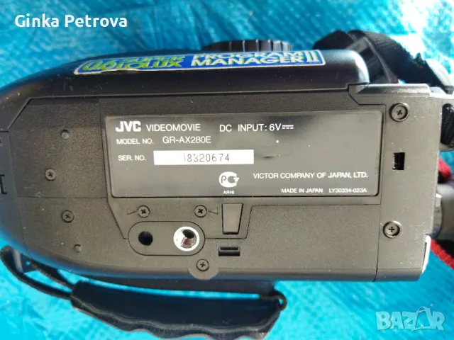 Видео камера JVC GR-AX280, снимка 3 - Камери - 49392890