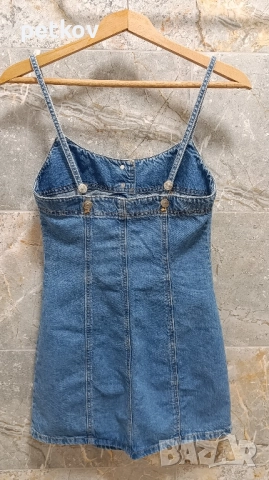 Дънкова рокля Zara, XS , снимка 3 - Рокли - 51550925