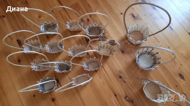 Плетени кошници, снимка 6 - Декорация за дома - 49871060