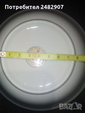 Комплект стари порцеланови купи - 3 бр. , снимка 4 - Сервизи - 34531871