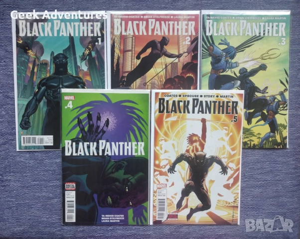 Лот Black Panther #1-#5 (5th Series) 2016 Marvel Comics