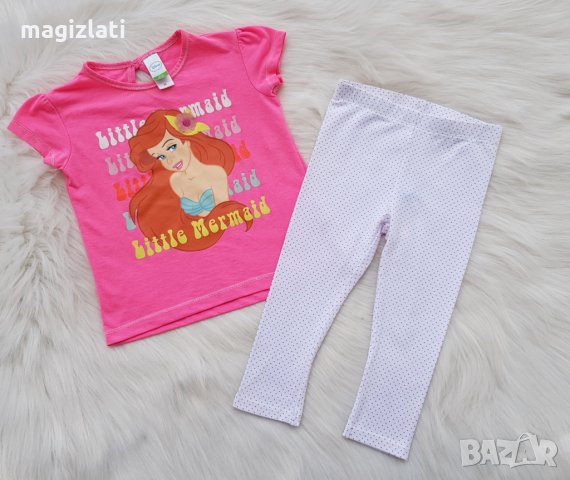 Тениска и клин за момиче 12-18 месеца, снимка 1 - Комплекти за бебе - 36017379