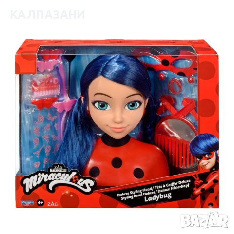 MIRACULOUS Калинката и Котарака Глава за фризиране - Калинката 50247, снимка 4 - Фигурки - 41732997