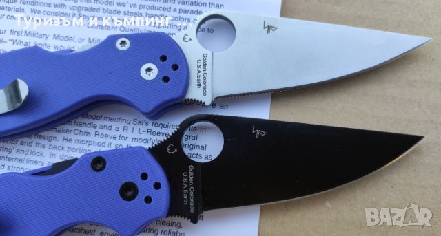 Spyderco Paramilitary 2 C81, снимка 4 - Ножове - 41628004