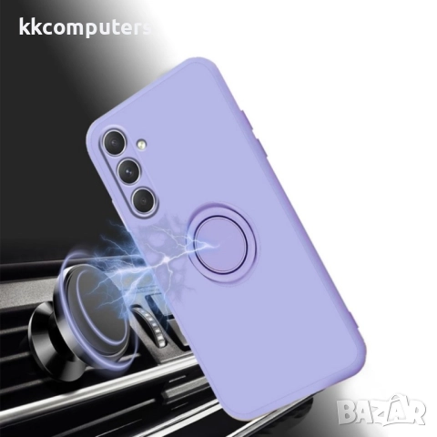 Силиконов кейс bSmart Finger Grip и Протектор За Samsung Galaxy A36, снимка 4 - Калъфи, кейсове - 51507217