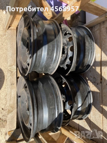 Оригинални стоманени джанти BMW E46, снимка 8 - Гуми и джанти - 51925478