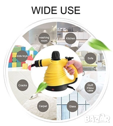 Портативна парочистачка със сменяеми накрайници TV280, снимка 2 - Други стоки за дома - 52056267