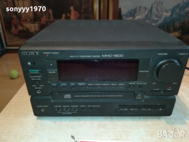 SONY HCD-H1600 JAPAN CD RECEIVER ВНОС GERMANY 0203221221, снимка 5 - Ресийвъри, усилватели, смесителни пултове - 35967263