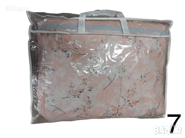 100% ПАМУК Комплект олекотен юрган " завивка " с чаршаф и две калъфки ХАСЕ 100% ПАМУК, снимка 9 - Спално бельо - 52775645