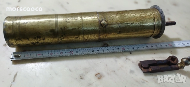 Османска бронзова мелничка за кафе, мелница , снимка 5 - Антикварни и старинни предмети - 52590224