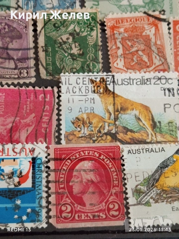 Стари пощенски марки от цял свят смесени БЕЛГИЯ,ДАНИЯ, АМЕРИКА за КОЛЕКЦИЯ 52003, снимка 10 - Филателия - 53198255