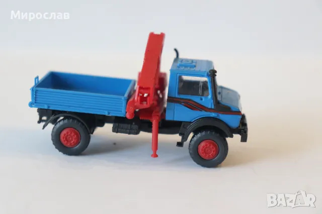 KIBRI H0 1/87 MERCEDES АВТО КРАН КАМИОН КРАН МОДЕЛ КОЛИЧКА, снимка 4 - Колекции - 49774618
