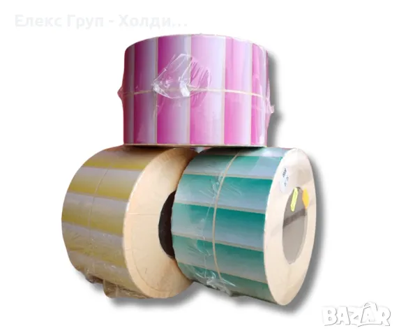 Самозалепващи етикети 50х30 мм преливка ролка 8000 бр, снимка 1